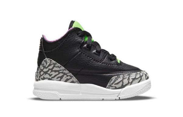 Nike Air Jordan 3 Retro Td Sko Til Børn Grøn