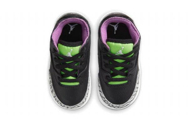 Nike Air Jordan 3 Retro Td Sko Til Børn Grøn