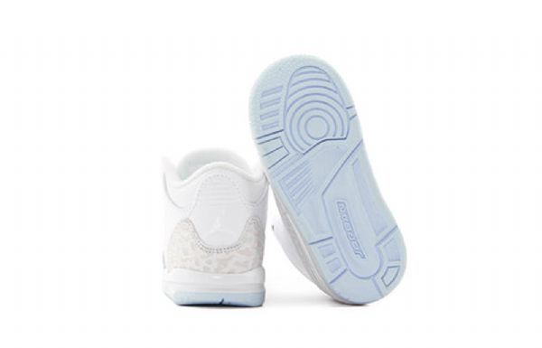 Nike Air Jordan 3 Retro Td Sko Til Børn Hvid