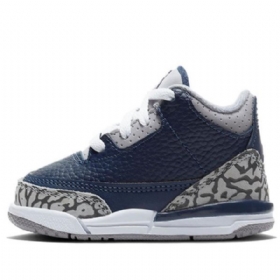 Nike Air Jordan 3 Retro Td Sko Til Børn Marineblå