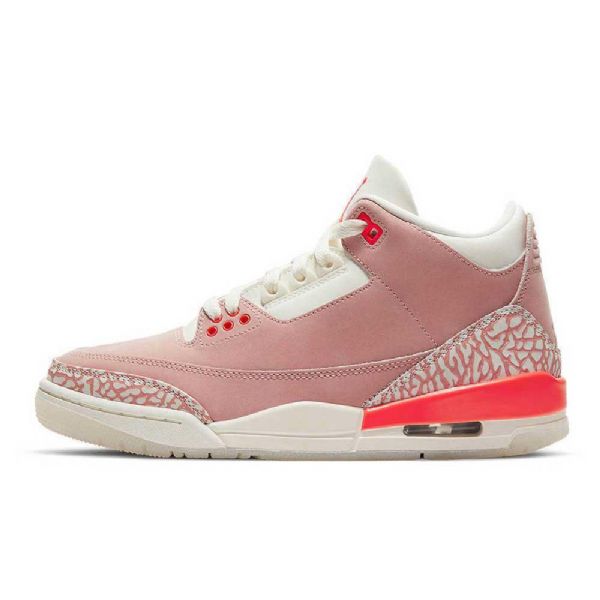Nike Air Jordan 3 Rust Sko Til Damer Lyserød