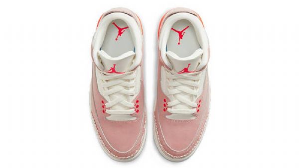 Nike Air Jordan 3 Rust Sko Til Damer Lyserød