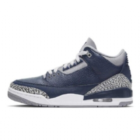 Nike Air Jordan 3 Sko Til Damer Marineblå