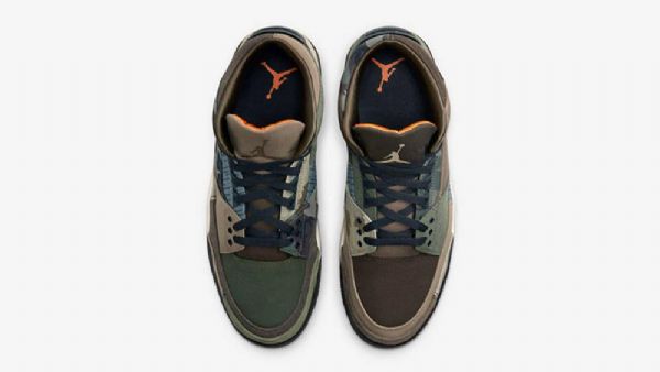 Nike Air Jordan 3 Sko Til Mænd Camouflage Grøn Brun