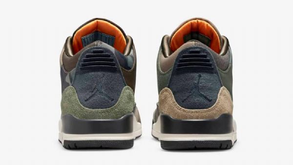 Nike Air Jordan 3 Sko Til Mænd Camouflage Grøn Brun