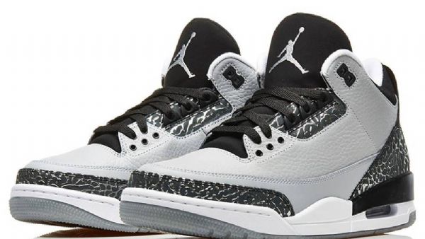 Nike Air Jordan 3 Sko Til Mænd Grå