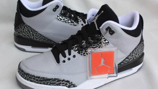 Nike Air Jordan 3 Sko Til Mænd Grå