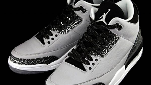 Nike Air Jordan 3 Sko Til Mænd Grå