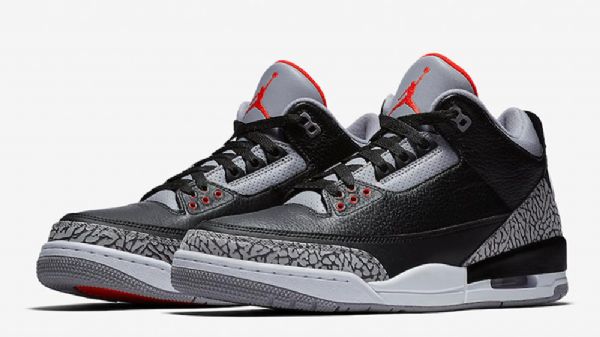 Nike Air Jordan 3 Sko Til Mænd Sort