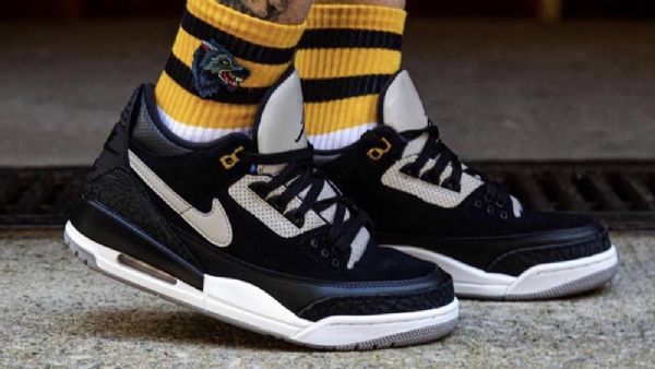 Nike Air Jordan 3 Tinker Sko Til Mænd Sort