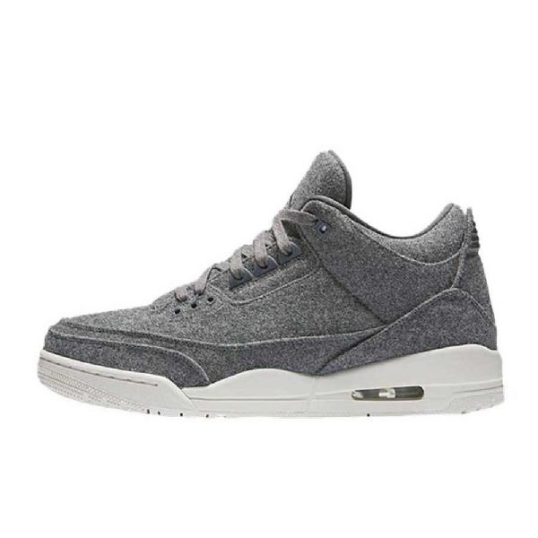 Nike Air Jordan 3 Uldsko Til Mænd Grå