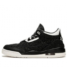 Nike Anna Wintour Air Jordan 3 Retro Basketball Sko Til Damer Sort
