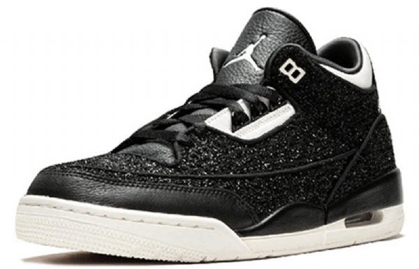 Nike Anna Wintour Air Jordan 3 Retro Basketball Sko Til Damer Sort