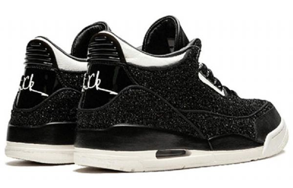 Nike Anna Wintour Air Jordan 3 Retro Basketball Sko Til Damer Sort
