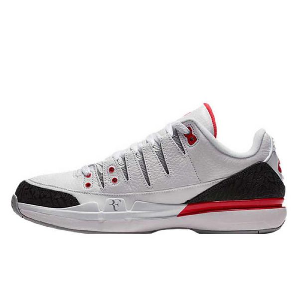 Nike Zoom Vapor Tour Jordan 3 Four Sko Til Mænd Grå