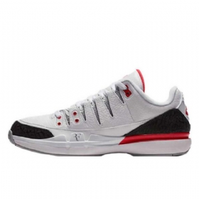 Nike Zoom Vapor Tour Jordan 3 Four Sko Til Mænd Grå