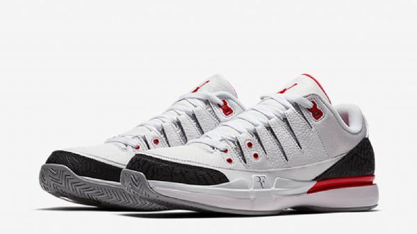 Nike Zoom Vapor Tour Jordan 3 Four Sko Til Mænd Grå