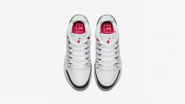 Nike Zoom Vapor Tour Jordan 3 Four Sko Til Mænd Grå