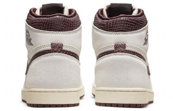 Nike A Ma Maniére Air Jordan 1 Høje Overdele Og Retro Basketball Sko Til Mænd Lysegrå