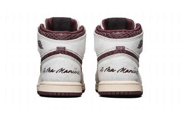 Nike A Ma Maniére Air Jordan 1 Høje Overdele Og Td Sko Til Børn Lysegrå