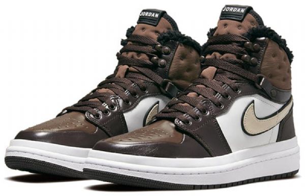 Nike Air Jordan 1 Acclimate Retro Basketball Sko Til Damer Chokoladebrun