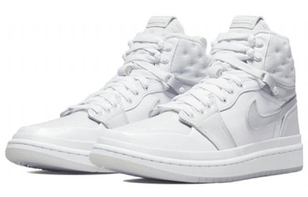 Nike Air Jordan 1 Acclimate Retro Basketball Sko Til Damer Hvid Grå