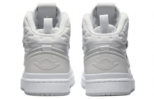 Nike Air Jordan 1 Acclimate Retro Basketball Sko Til Damer Hvid Grå