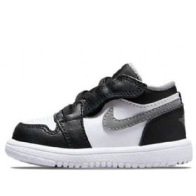 Nike Air Jordan 1 Alt Low Tops-top Sko Til Børn Sort Hvid