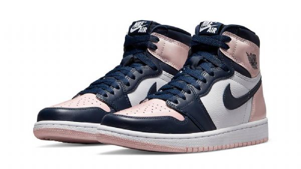 Nike Air Jordan 1 Atmosphere Sko Til Mænd Lyserød