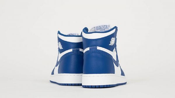 Nike Air Jordan 1 Bg Storm Sko Til Mænd Blå