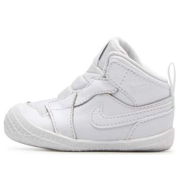 Nike Air Jordan 1 Bootie Cb Retro Basketball Sko Til Børn Hvid