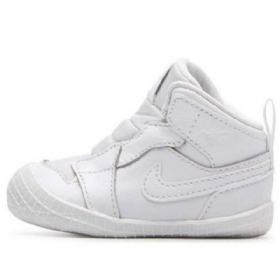 Nike Air Jordan 1 Bootie Cb Retro Basketball Sko Til Børn Hvid
