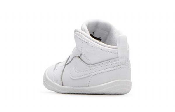 Nike Air Jordan 1 Bootie Cb Retro Basketball Sko Til Børn Hvid