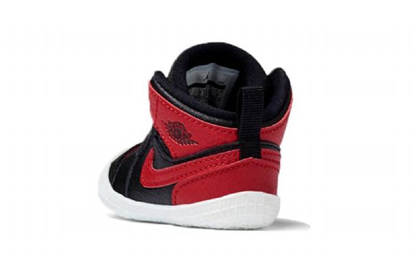 Nike Air Jordan 1 Bootie Cb Retro Basketball Sko Til Børn Sort Rød