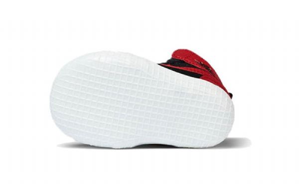Nike Air Jordan 1 Bootie Cb Retro Basketball Sko Til Børn Sort Rød