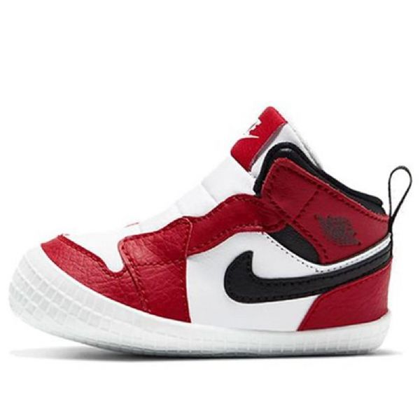 Nike Air Jordan 1 Bootie Td Sko Til Børn Hvid Rød