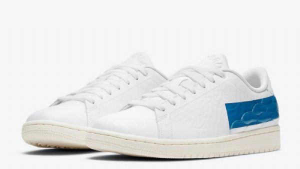 Nike Air Jordan 1 Center Court Military Sko Til Mænd Blå