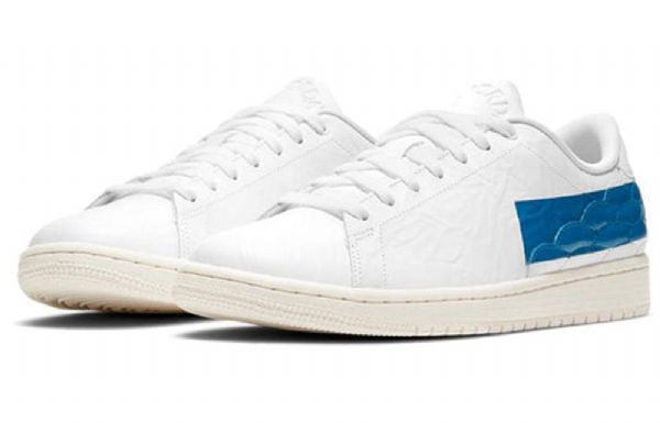 Nike Air Jordan 1 Center Court Retro Basketball Sko Til Mænd Blå