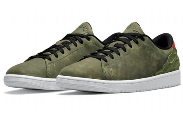 Nike Air Jordan 1 Center Court Retro Basketball Sko Til Mænd Grøn