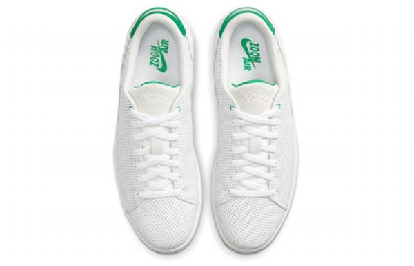 Nike Air Jordan 1 Center Court Retro Basketball Sko Til Mænd Hvid Grøn