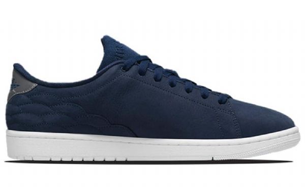 Nike Air Jordan 1 Center Court Retro Basketball Sko Til Mænd Mørkeblå Blå