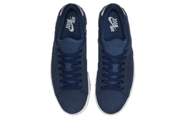 Nike Air Jordan 1 Center Court Retro Basketball Sko Til Mænd Mørkeblå Blå