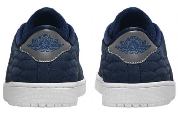 Nike Air Jordan 1 Center Court Retro Basketball Sko Til Mænd Mørkeblå Blå