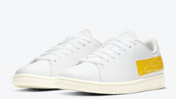 Nike Air Jordan 1 Center Court Sko Til Mænd Guld