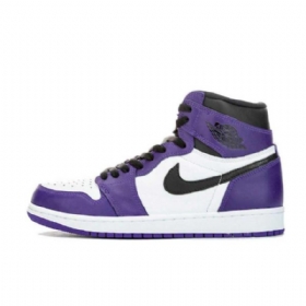 Nike Air Jordan 1 Court 2020 Sko Til Mænd Lilla