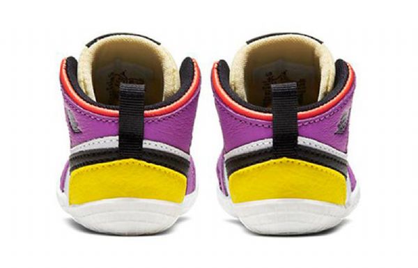 Nike Air Jordan 1 Crib Bootie Retro Basketball Sko Til Børn Flerfarvet