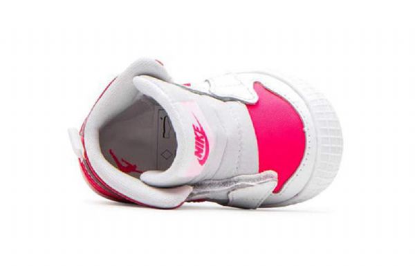 Nike Air Jordan 1 Crib Bootie Retro Basketball Sko Til Børn Lyserød