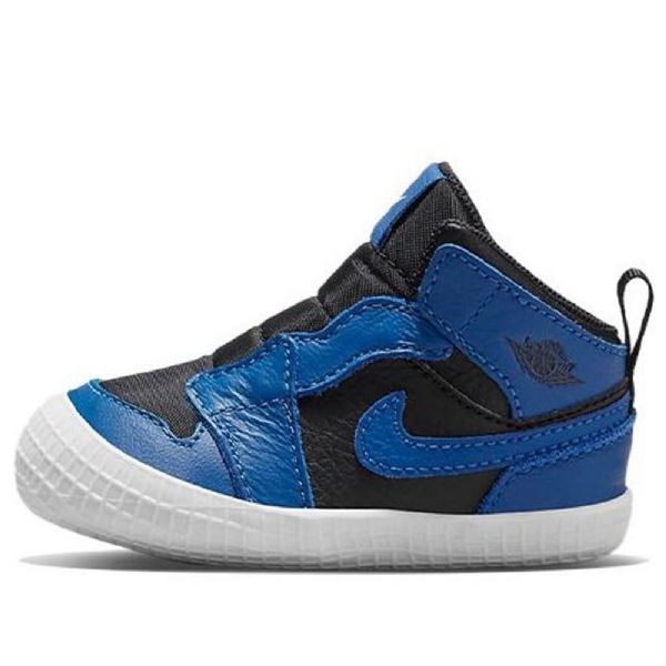 Nike Air Jordan 1 Crib Bootie Sko Til Børn Mørkeblå