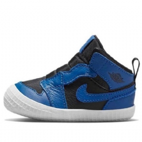 Nike Air Jordan 1 Crib Bootie Sko Til Børn Mørkeblå