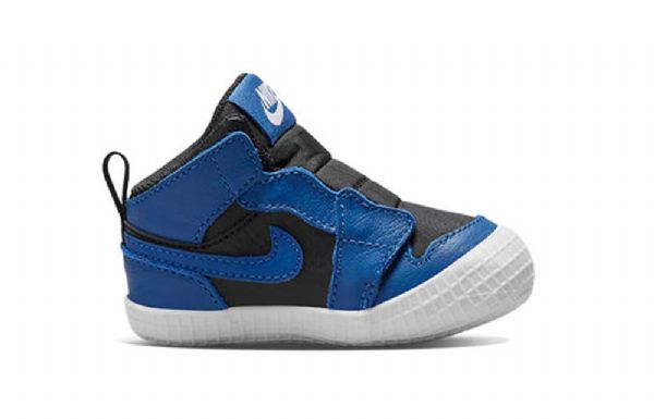 Nike Air Jordan 1 Crib Bootie Sko Til Børn Mørkeblå
